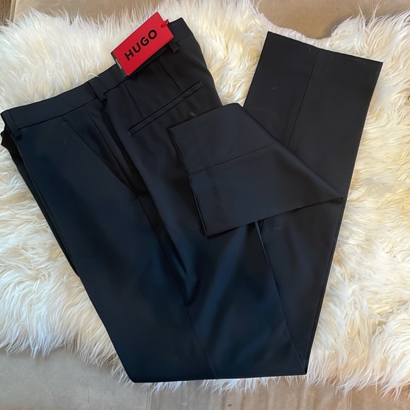 Hugo Modern-fit wool suit pants - Picture 4 of 11